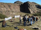 Traces, Salisbury Crags, Edinburgh, 2010